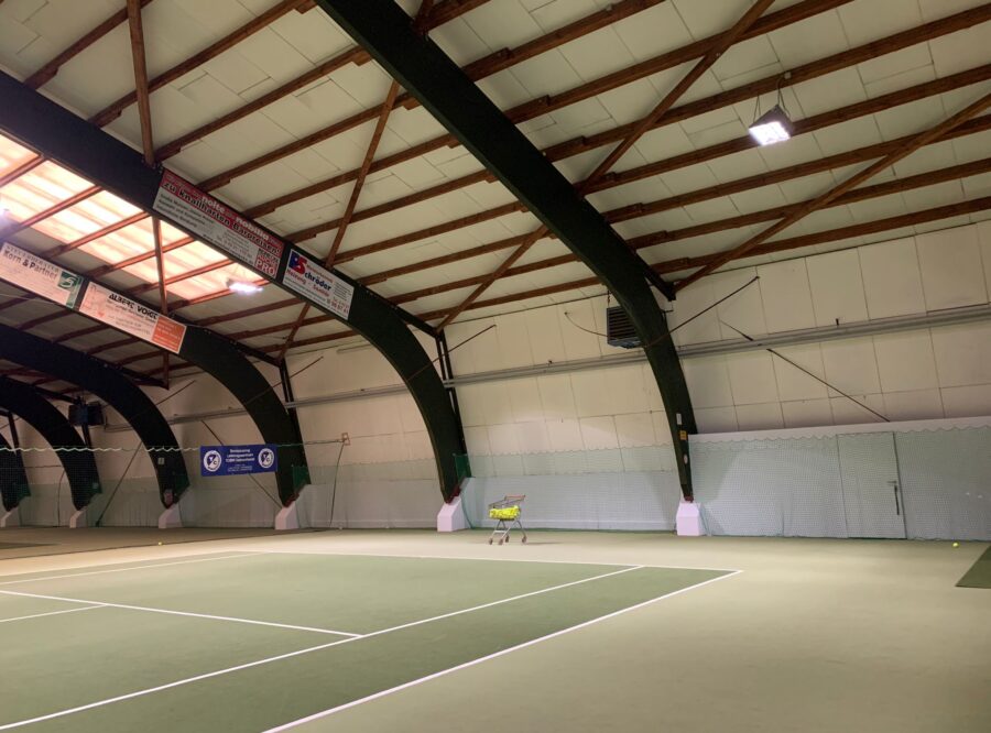 Unsere Tennishalle erstrahlt in neuer Helligkeit