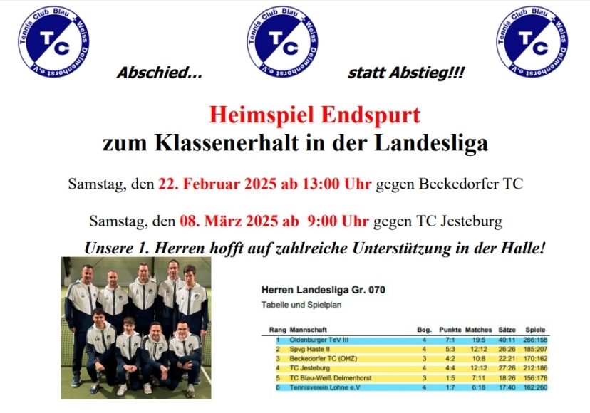 Wie freuen Uns auf Euch…