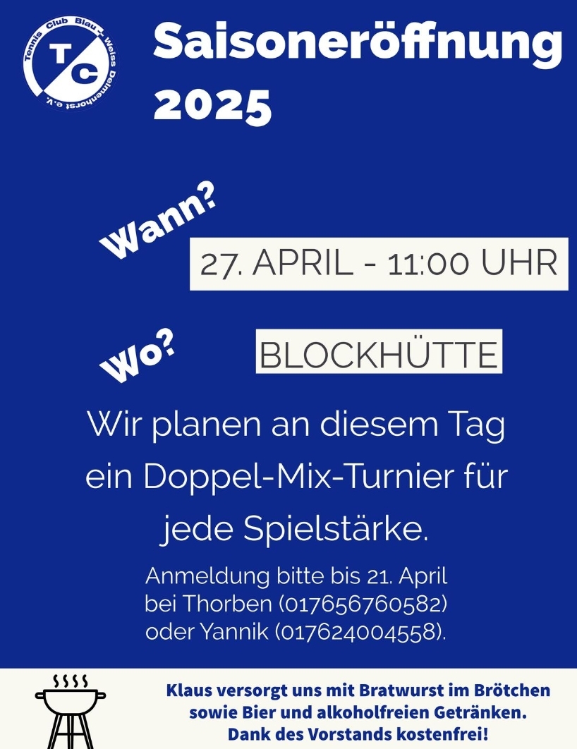 TCBW Saisoneröffnung am Sonntag 27.04.2025